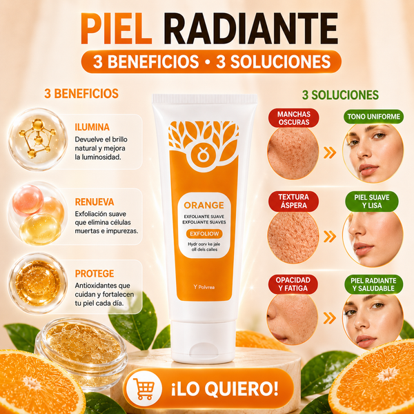 Gel Exfoliante Iluminador de Naranja